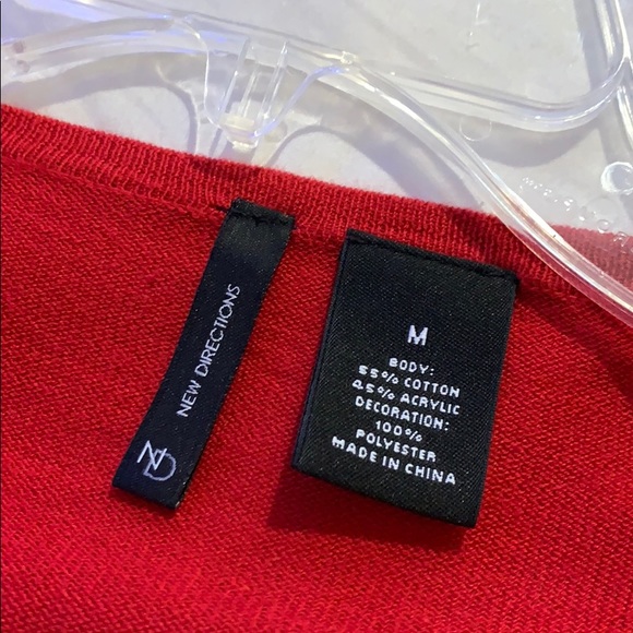 New Directions Cherry Cardigan - Picture 3 of 4